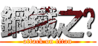 鋼鐵之軀 (attack on titan)