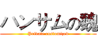 ハンサムの魏 (Private customized)