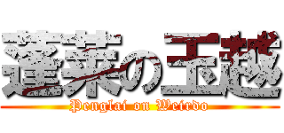 蓬莱の玉越 (Penglai on Weirdo)