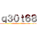 ｑ３０ｔ６８ (attack on titan)