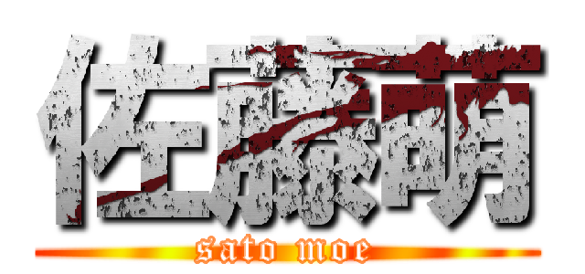 佐藤萌 (sato moe)