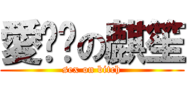 愛啪啪の麒笙 (sex on bitch)