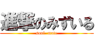 進撃のみずいる (soul  mate)