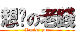 想妳の老錢 (I miss you)