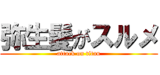 弥生髪がスルメ (attack on titan)