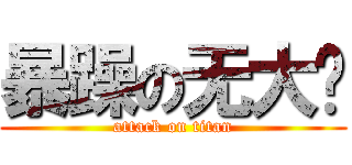 暴躁の无大风 (attack on titan)