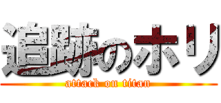 追跡のホリ (attack on titan)