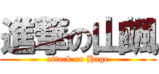 進撃の山颯 (attack on Hage)