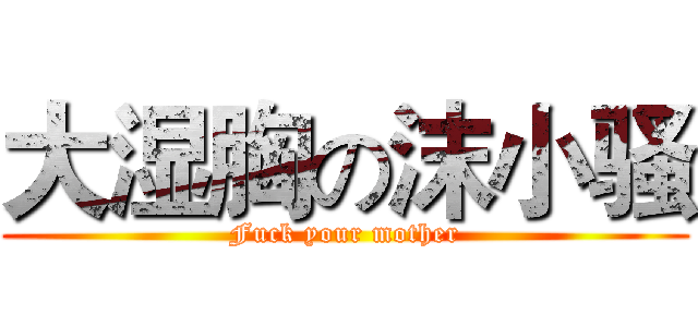 大湿胸の沫小骚 (Fuck your mother)