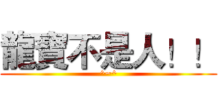 龍寶不是人！！ (^~^)