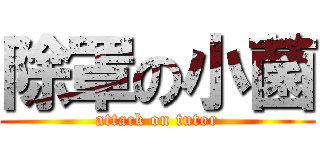 除罩の小菌 (attack on tutor)