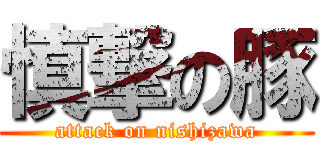 慎撃の豚 (attack on nishizawa)