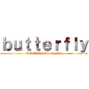 ｂｕｔｔｅｒｆｌｙ (I LOVE table tennis)