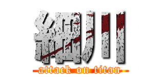 細川 (attack on titan)