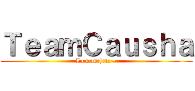 ＴｅａｍＣａｕｓｈａ (La manchita ~)