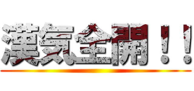 漢気全開！！ ()