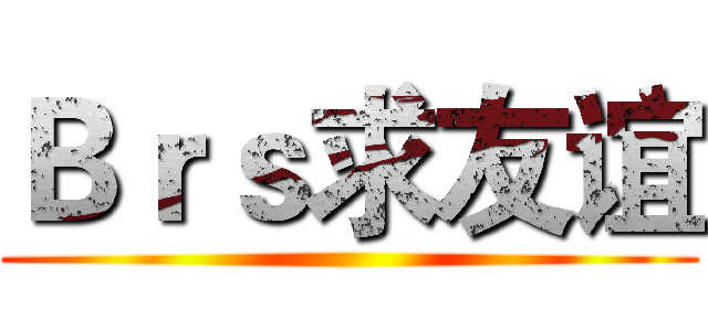 Ｂｒｓ求友谊 ()