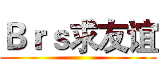 Ｂｒｓ求友谊 ()