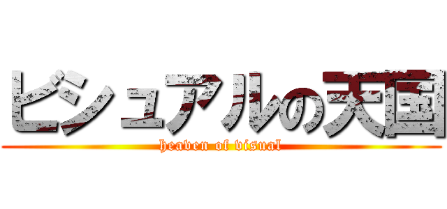 ビシュアルの天国 (heaven of visual)