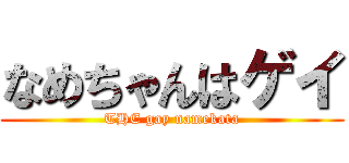 なめちゃんはゲイ (THE gay namekata)