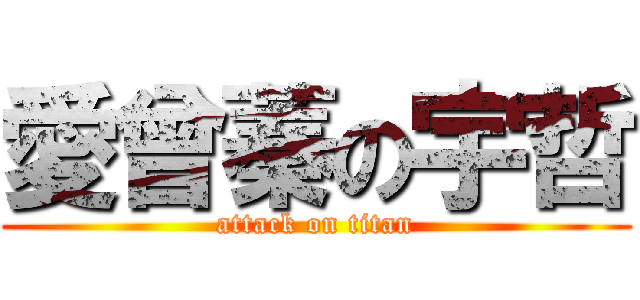 愛曾蓁の宇哲 (attack on titan)