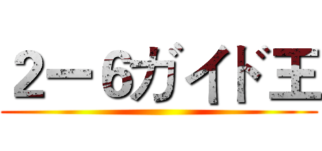２ー６ガイド王 ()