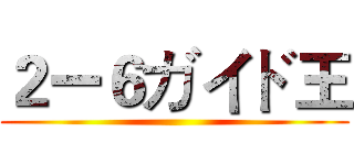 ２ー６ガイド王 ()