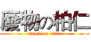 廢物の柏仁 (attack on titan)