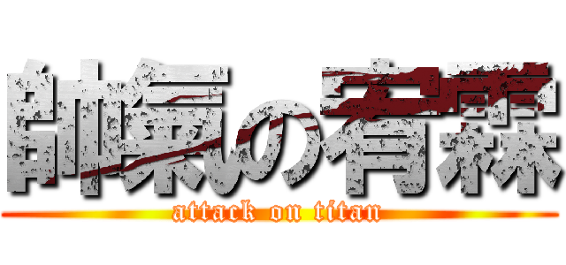 帥氣の宥霖 (attack on titan)