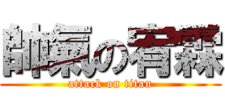 帥氣の宥霖 (attack on titan)