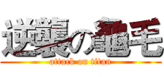 逆襲の龜毛 (attack on titan)