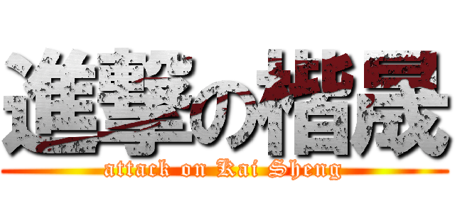 進撃の楷晟 (attack on Kai Sheng)