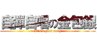 自彈自唱の金包銀 (It\'s a good song)