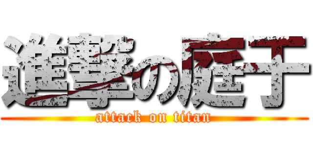 進撃の庭于 (attack on titan)