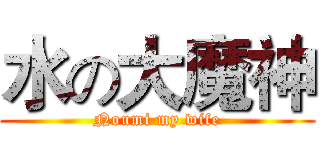水の大魔神 (Noumi my wife)