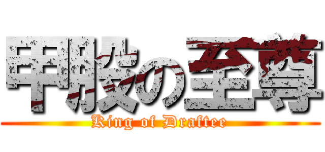 甲股の至尊 (King of Draftee)