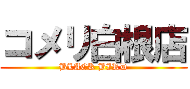 コメリ白根店 (BLACK BIRD)