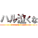 ハル泣くな (haru plz no cri)