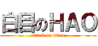 白目のＨＡＯ (attack on titan)