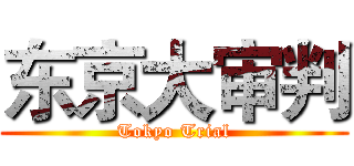东京大审判 (Tokyo Trial)