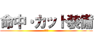 命中・カット装備 (モンク)