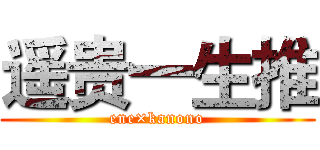 遥贵一生推 (ene×kanono)