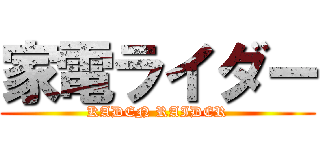 家電ライダー (KADEN RAIDER)