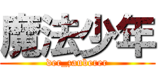 魔法少年 (der_zauberer)