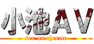 小池ＡＶ (sex on chrome)