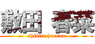 敷田 春菜 (shikita haruna)