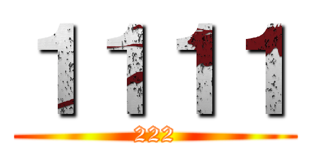 １１１１ (222)
