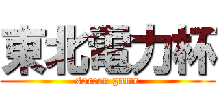 東北電力杯 (soccer game)