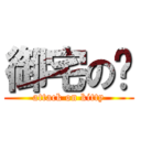 御宅の貓 (attack on kitty)