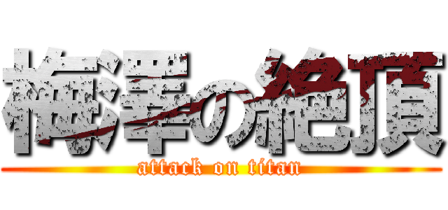 梅澤の絶頂 (attack on titan)